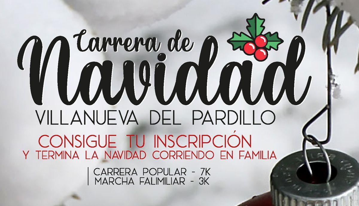 La localidad madrileña de Villanueva del Pardillo estrena su Carrera de Navidad el 8 de enero