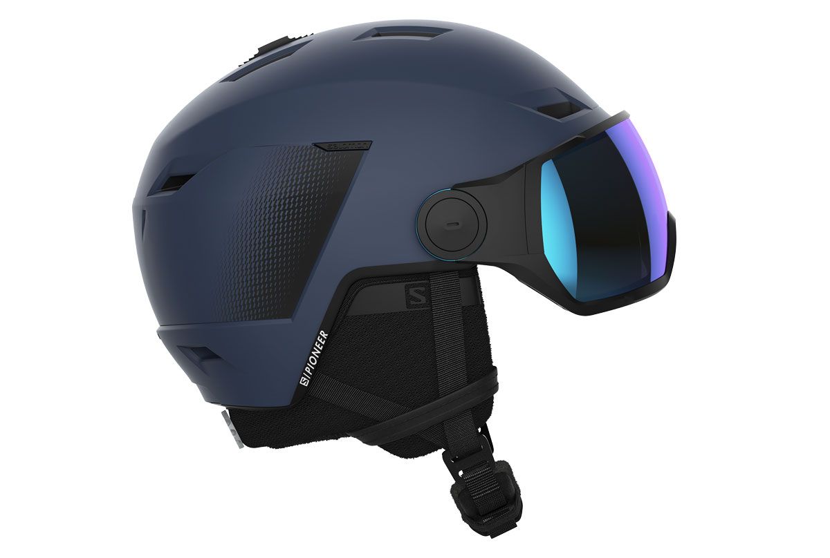 salomon L41200000 0 GHO PIONEER LT VISOR BLUE ML MID BLUE salomon L41200000 0 GHO PIONEER LT VISOR BLUE ML MID BLUE