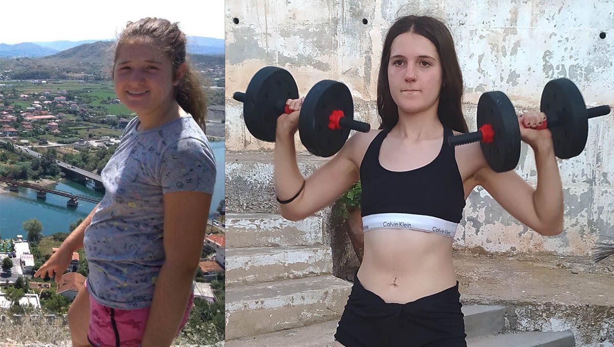 Diana Martínez perdio peso y ganó musculo