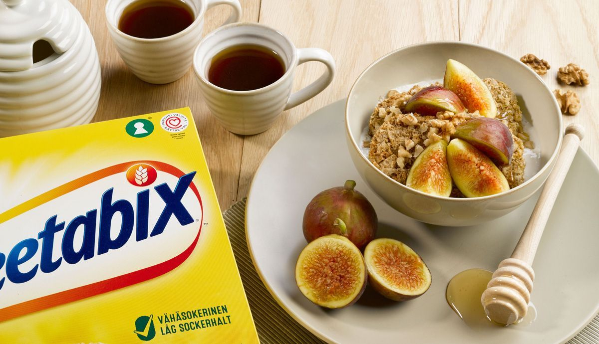 Bol energético de higo y nueces con Weetabix Bol energético de higo y nueces con Weetabix