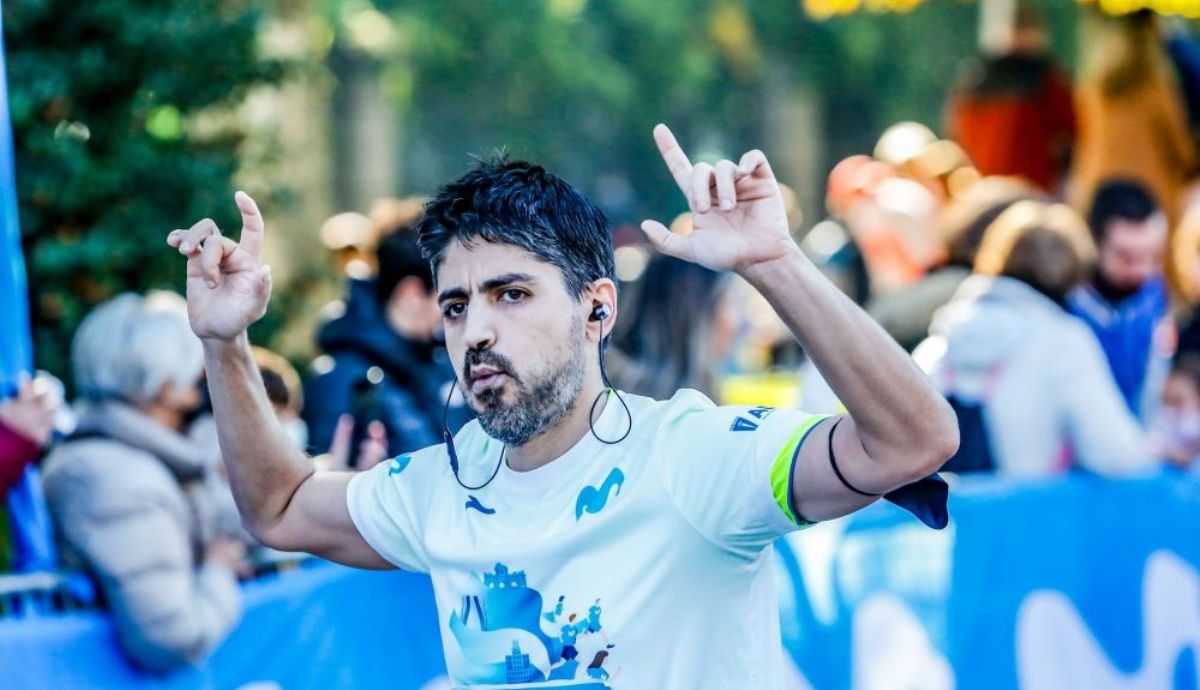 Imagen de meta de la última edición de Movistar Madrid Medio Maratón