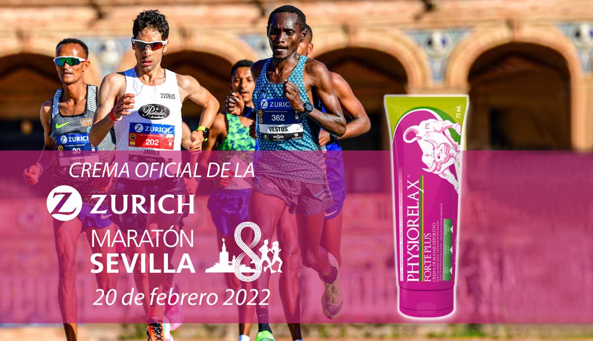 Physiorelax, crema oficial de la Maratón de Sevilla
