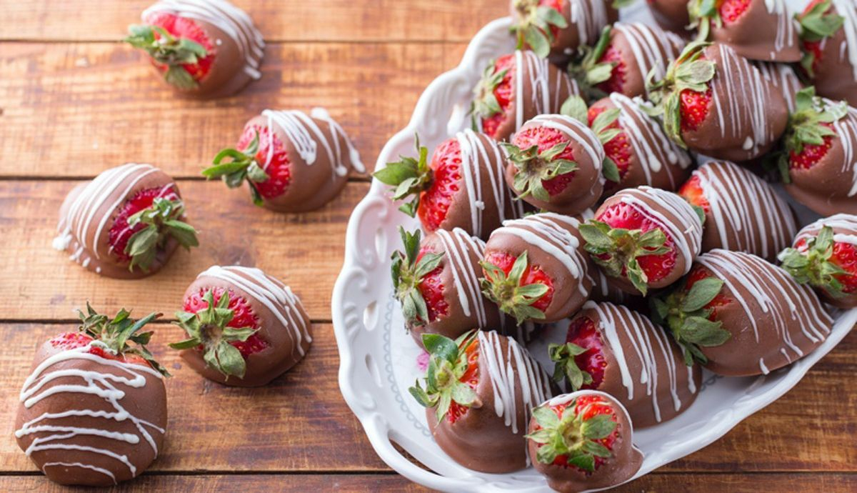 Fresas con chocolate Fresas con chocolate