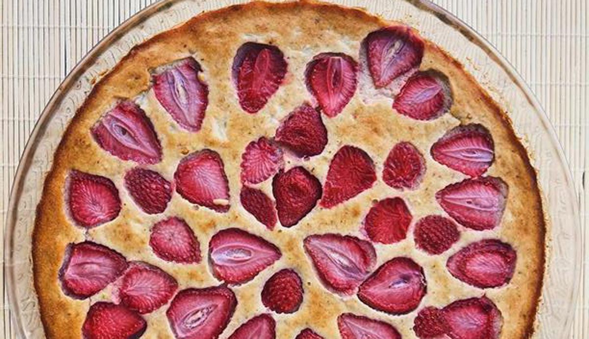 PASTEL DE FRESA SALUDABLE MYREALFOOD PASTEL DE FRESA SALUDABLE MYREALFOOD