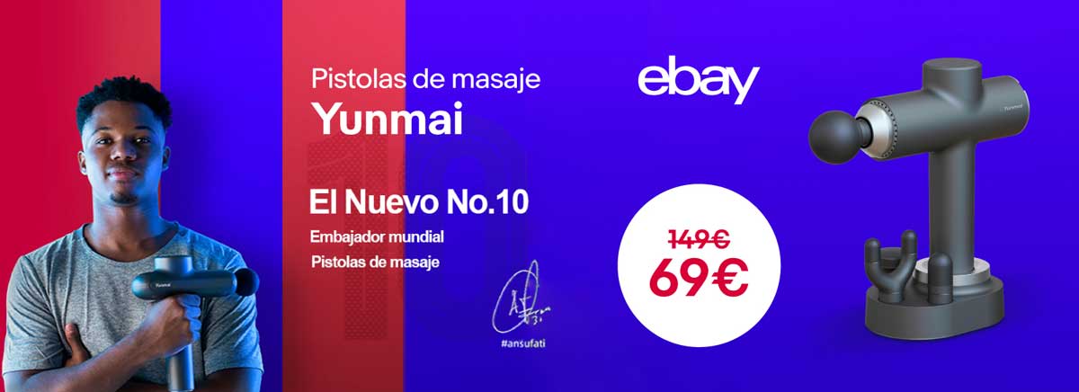 La pistola de masaje de Ansu Fati llega a ebay.es La pistola de masaje de Ansu Fati llega a ebay.es