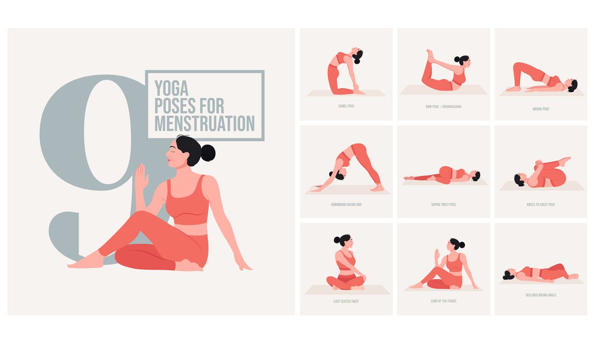 9 Posturas de Yoga para aliviar las molestias de la menstruación