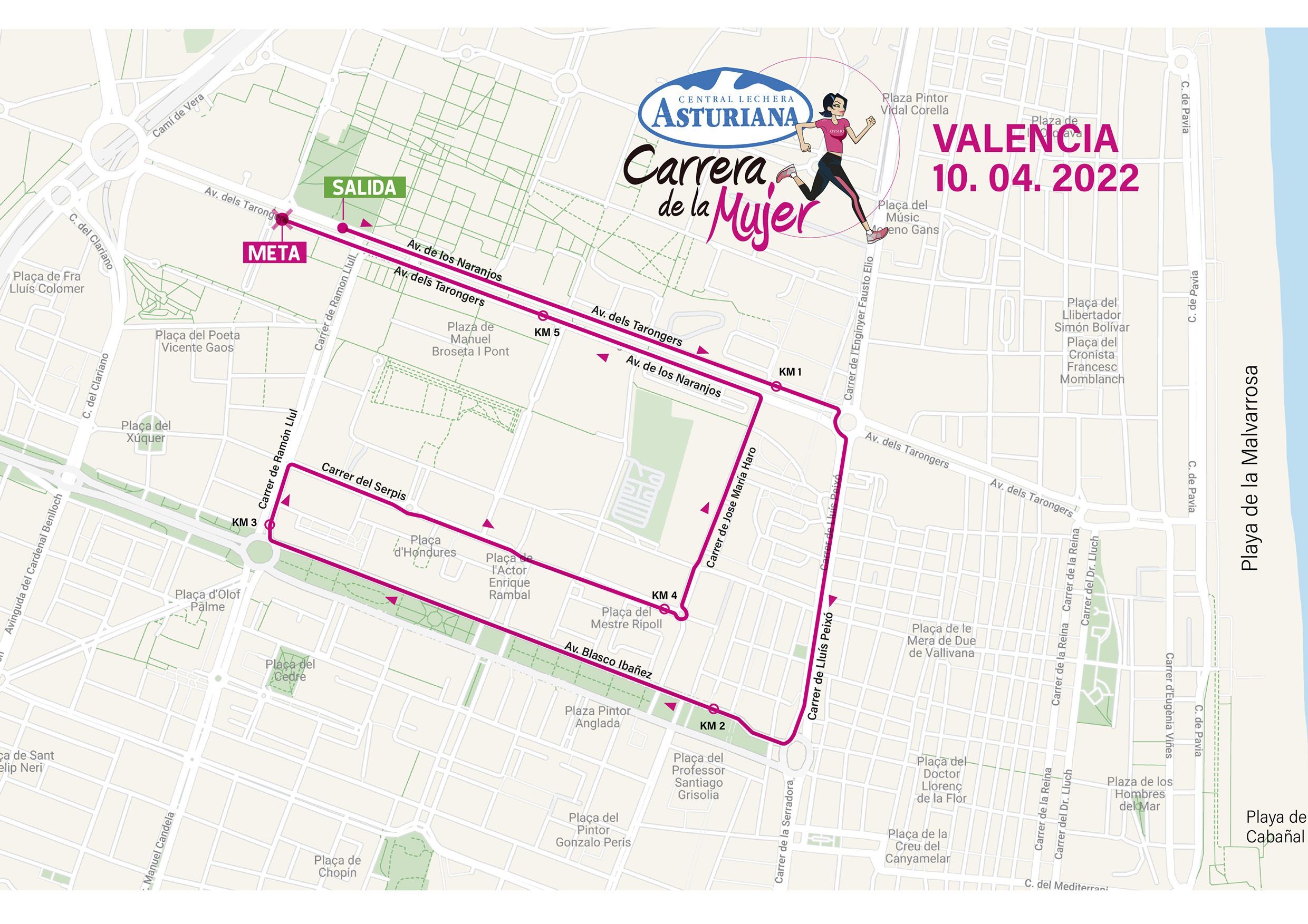 Recorrido CM Valencia 2022
