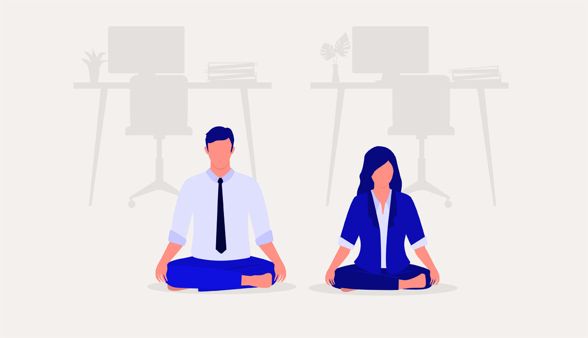 Los Beneficios de practicar Yoga en la Oficina