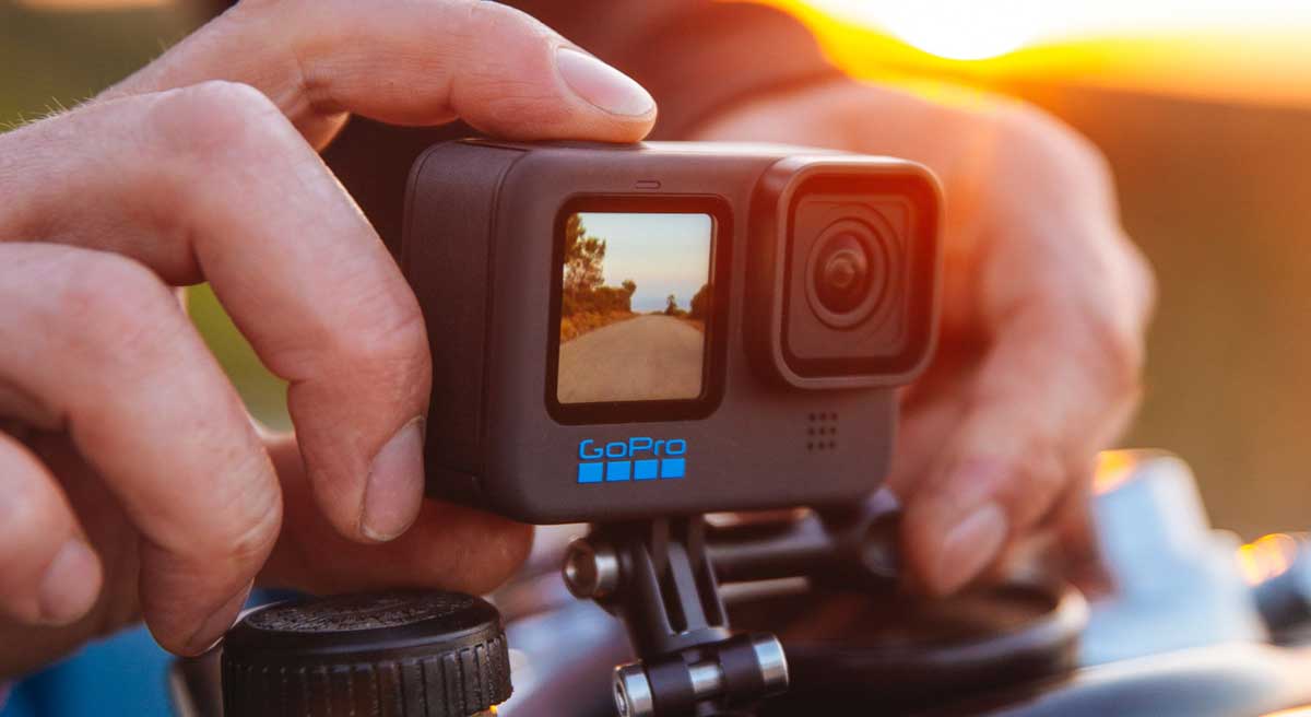 GoPro HERO10 BLACK en accion GoPro HERO10 BLACK en accion