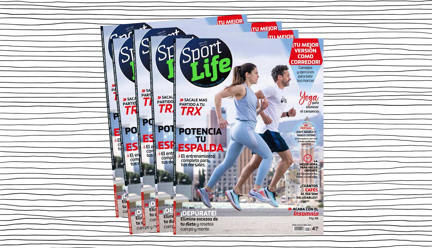 Judit Abarca y Pablo Lucero, en portada de SPORT LIFE 272, abril 2022 