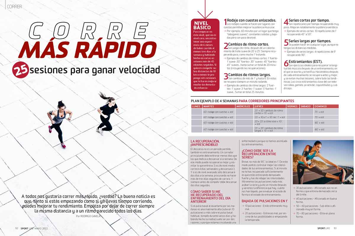 Correr más rápido, con SPORTLIFE 273 de mayo 2022 Correr más rápido, con SPORTLIFE 273 de mayo 2022