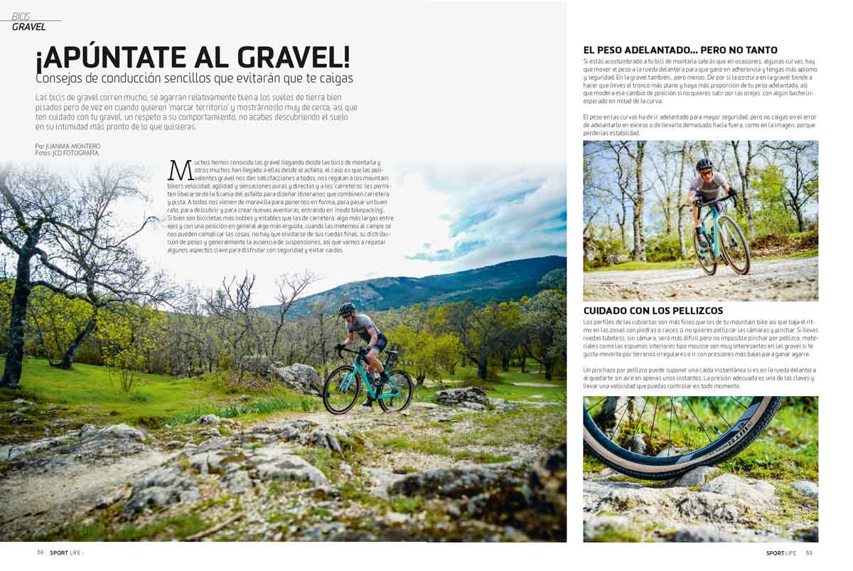 En SPORTLIFE 273 de mayo 2022 también te hablamos de ciclismo gravel En SPORTLIFE 273 de mayo 2022 también te hablamos de ciclismo gravel