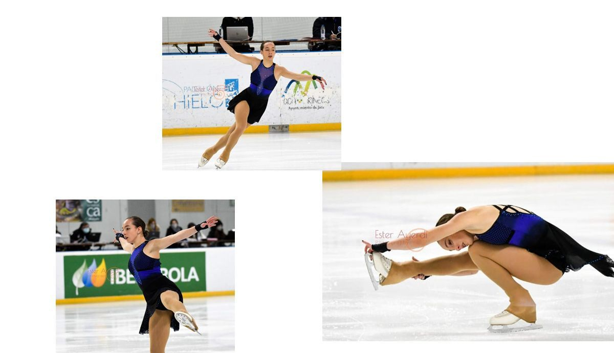 Mara Martínez Patinando pista Mara Martínez Patinando pista