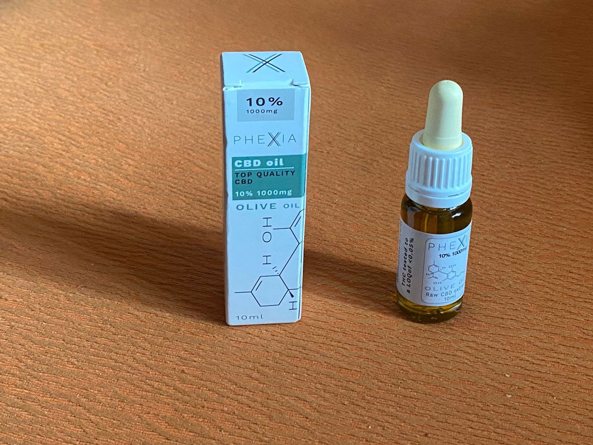 phexia cbd olive oil 10 ml