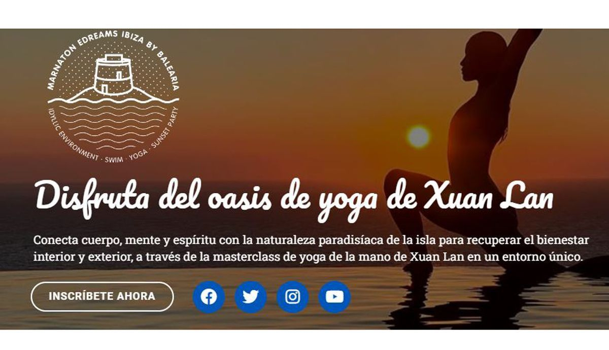 MARNATON IBIZA 2022 yoga Xuan Lan