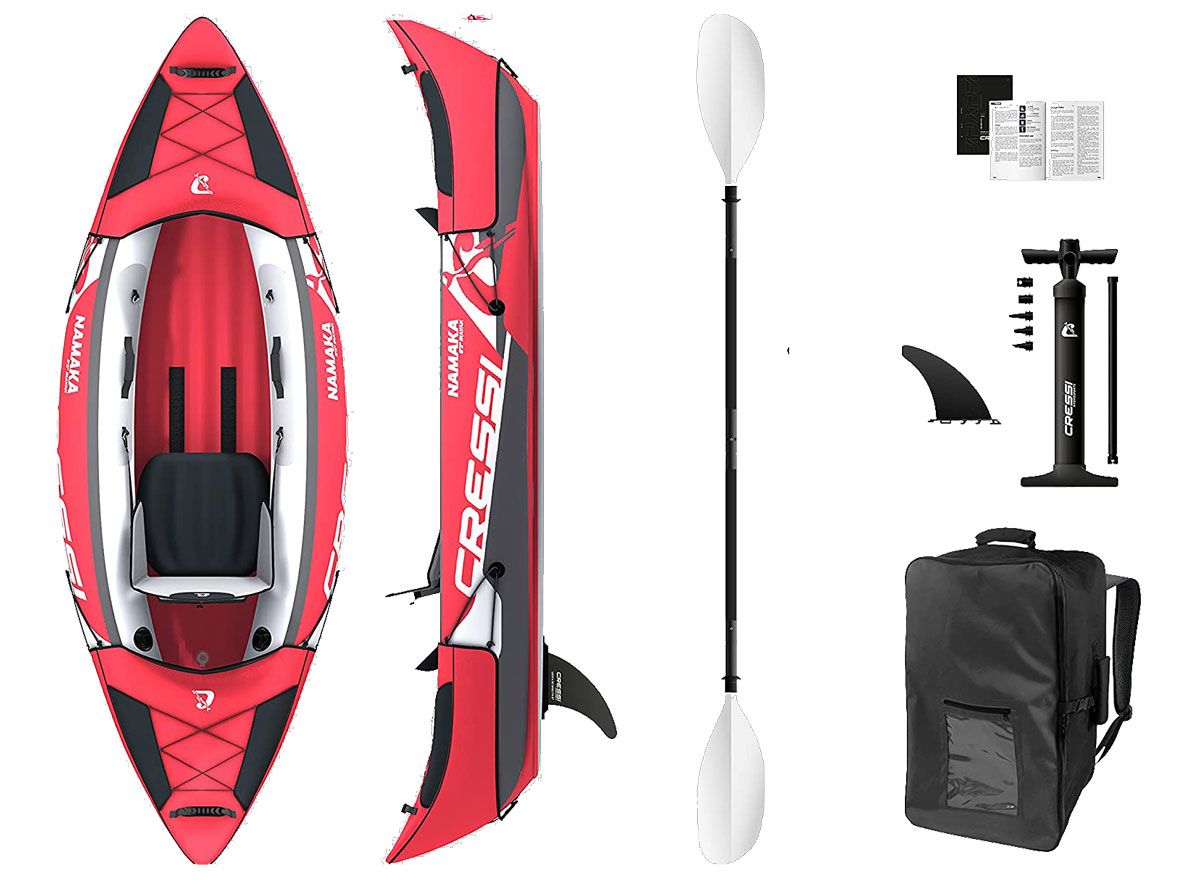 Todo esto incluye el kit del kayak Cressi Namaka