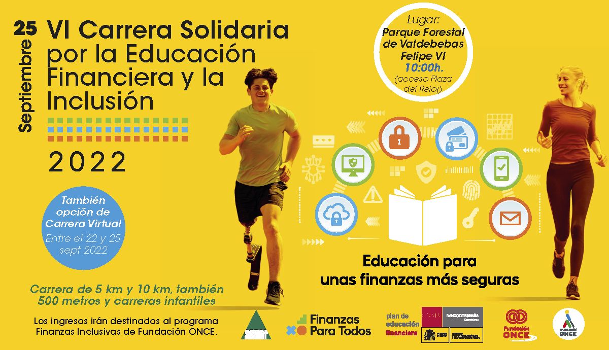 Carrera Solidaria por la Educación Financiera y la Inclusión.