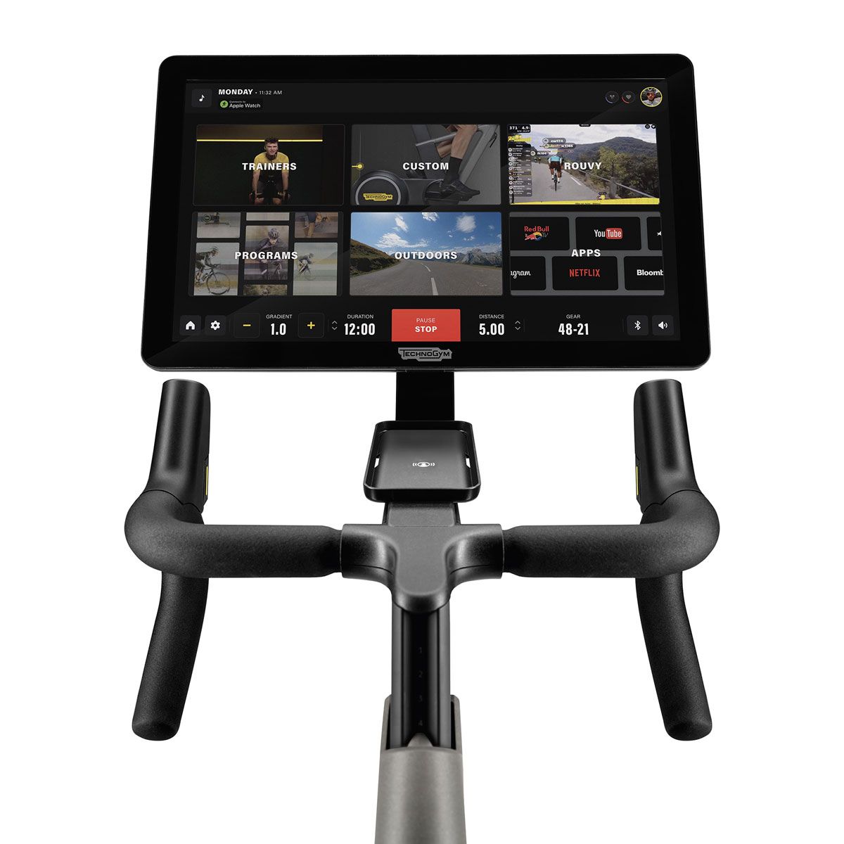 Technogym Ride tiene una pantalla de 22 pulgadas