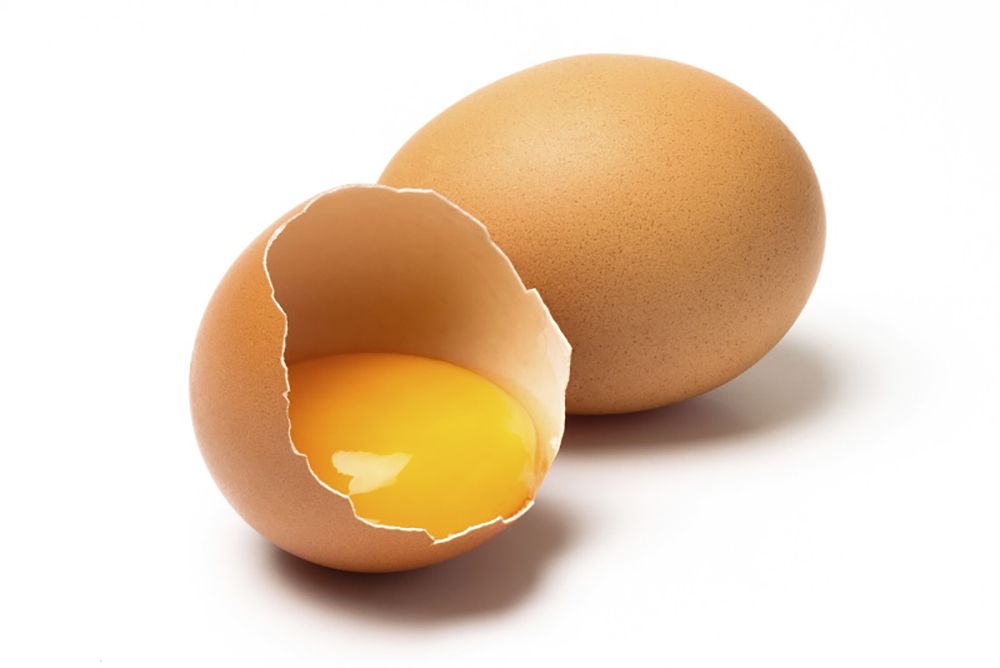 Yema de huevo para calmar el dolor de rodilla