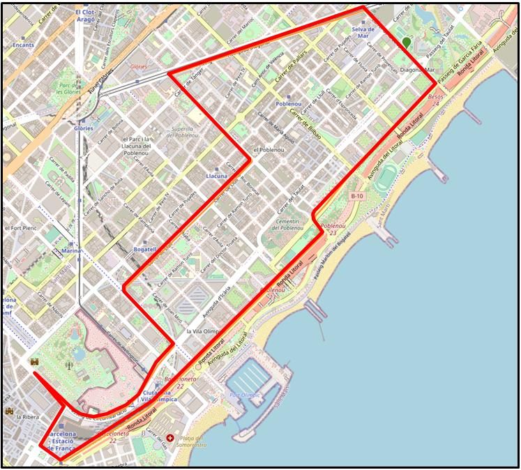 Recorrido Cursa dels Nassos 2022