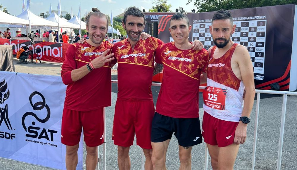 La selección española bronce en Long Trail La selección española bronce en Long Trail