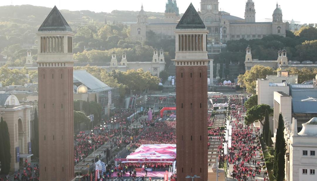 Salida de la Carrera de la Mujer de Barcelona 2022