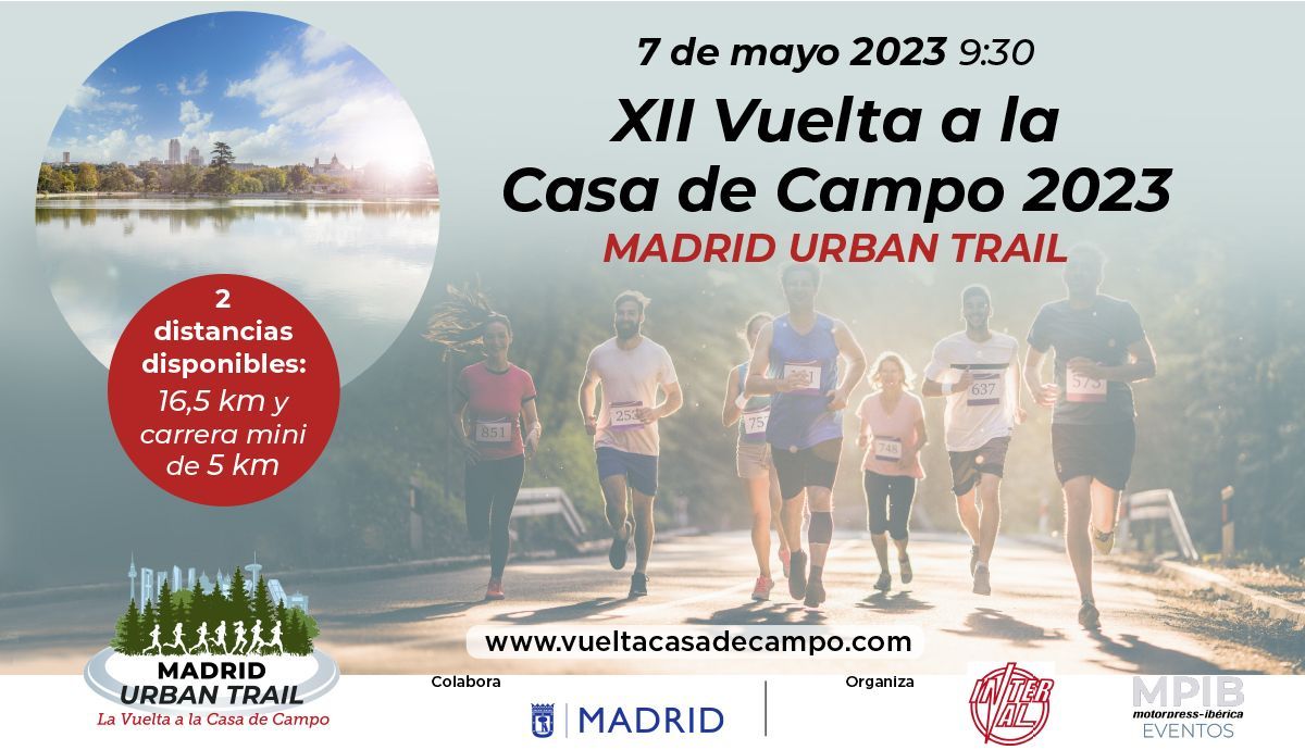 Cartel oficial de la Vuelta a la Casa de Campo 2022