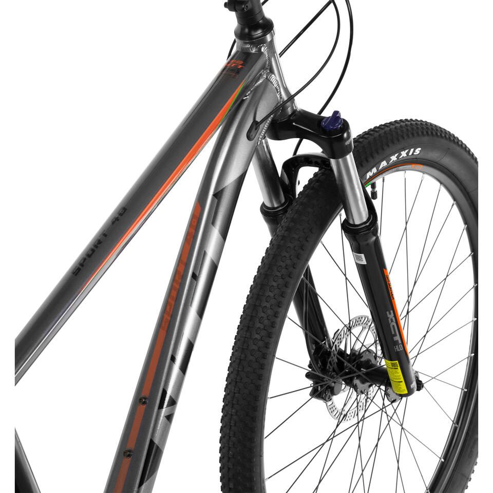 bicicleta de montaa 29 aluminio shimano ntt sport 40 gris (2)
