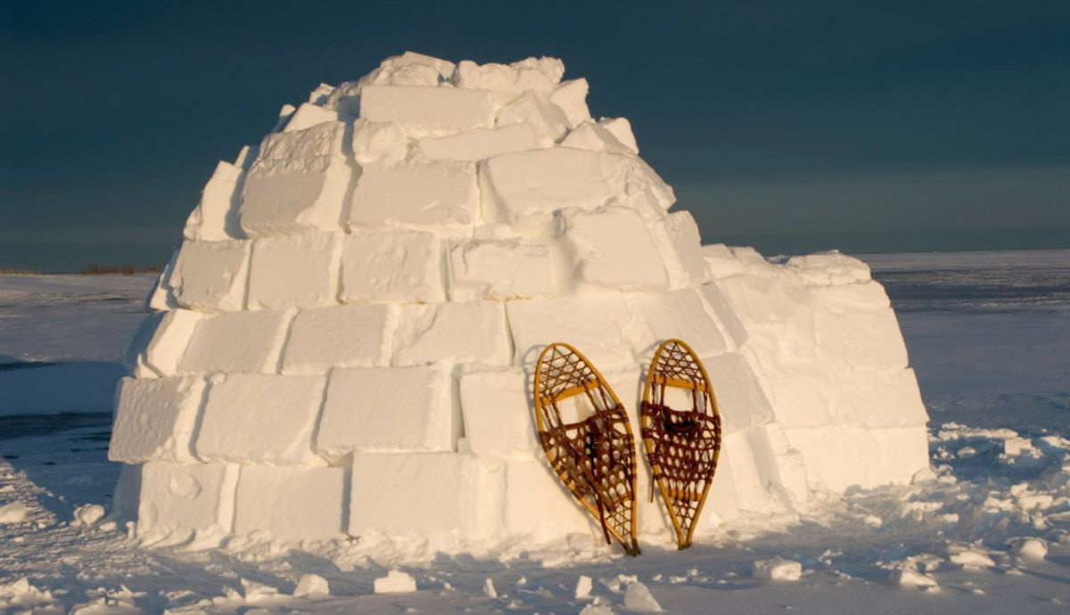 Raquetas de nieve en la Sierra de Guadarrama