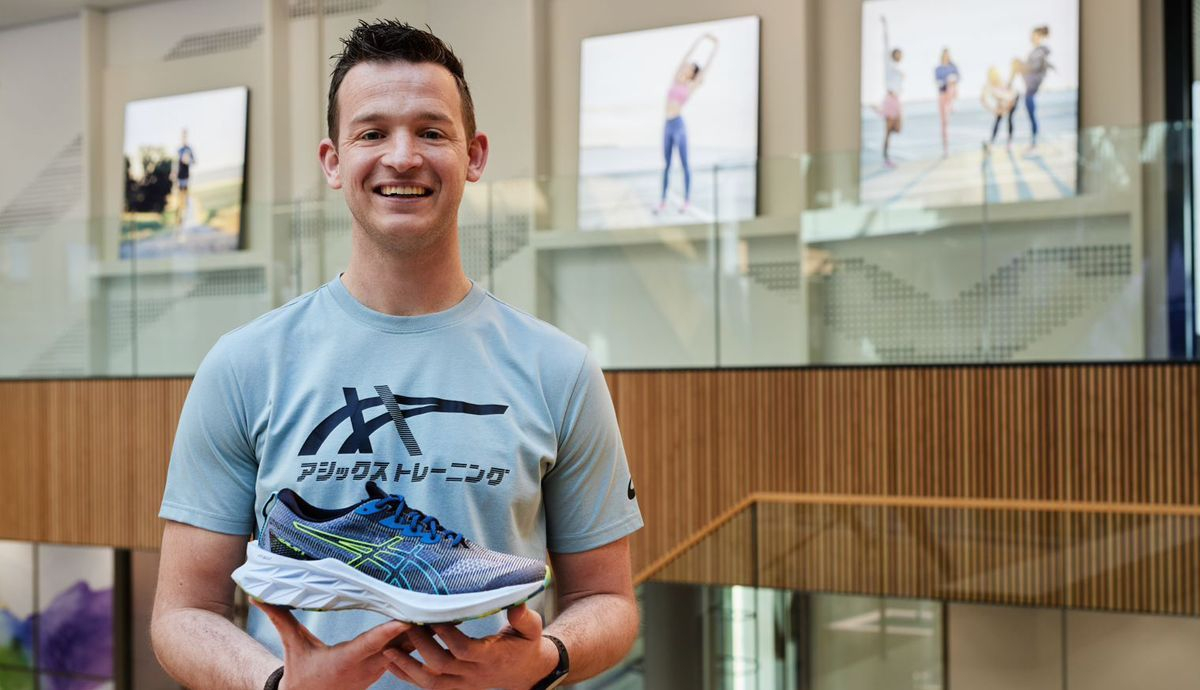 Rohanvander Zwet con las ASICS Gel Nimbus 25 Rohanvander Zwet con las ASICS Gel Nimbus 25