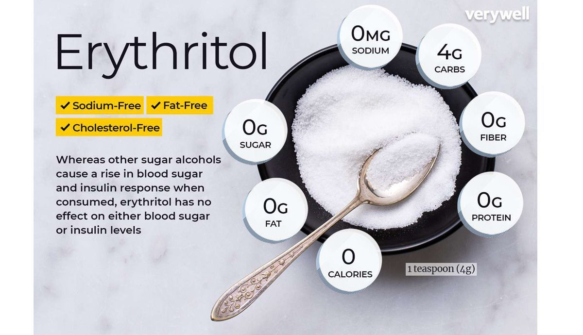 Eritritol propiedades