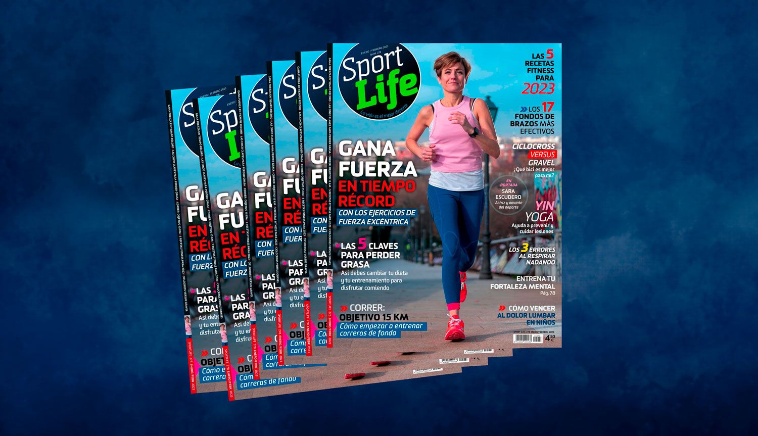 La actriz, cómica y deportista Sara Escudero protagoniza la portada de nuestra primera edición de 2023 