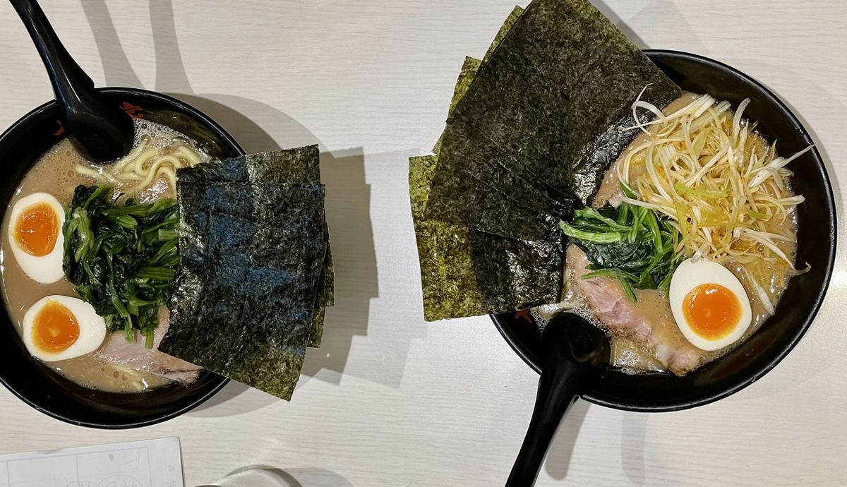 Receta de Nori Negi Ramen de huevo cocido Receta de Nori Negi Ramen de huevo cocido