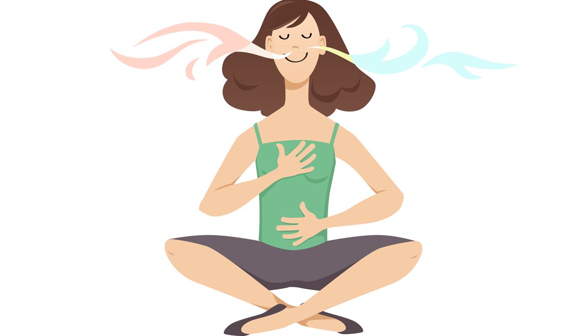 Las 4 fases de la respiración de yoga o Pranayama