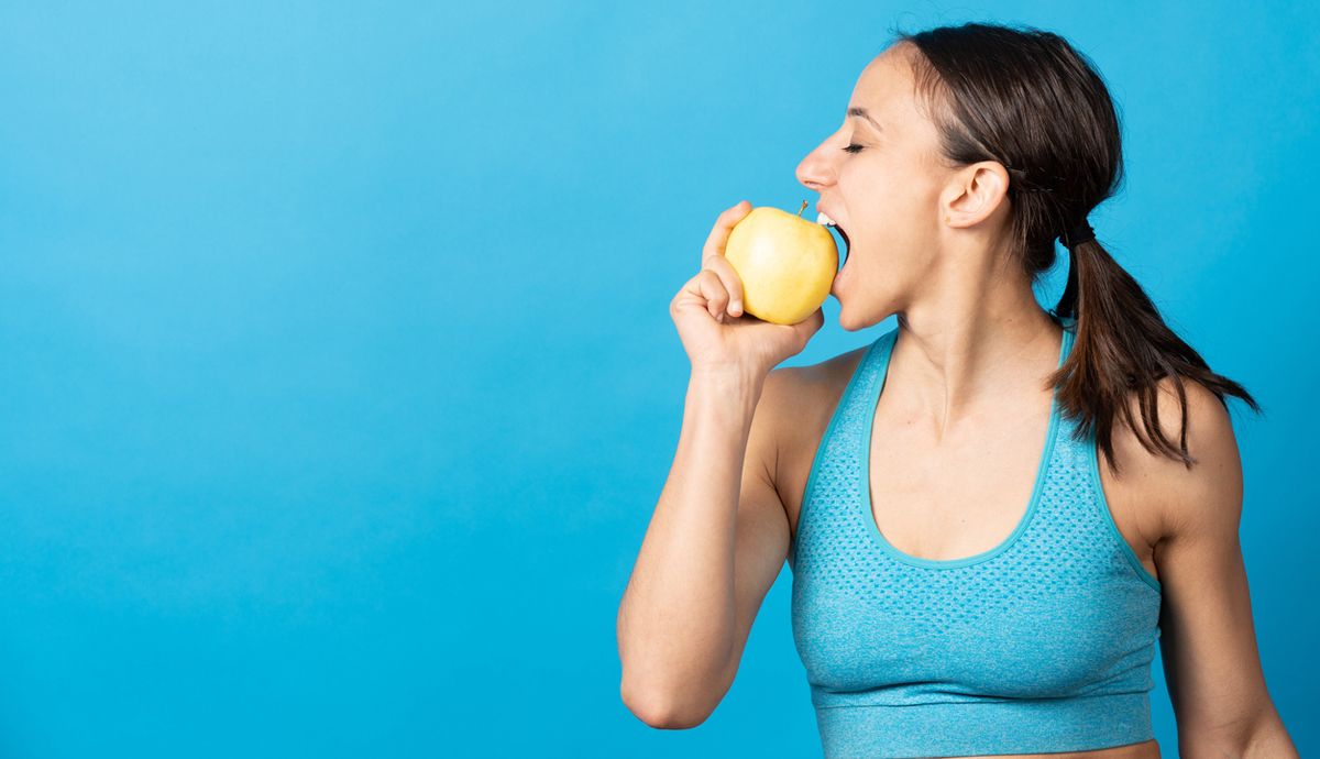 Manzanas, la fruta deportista