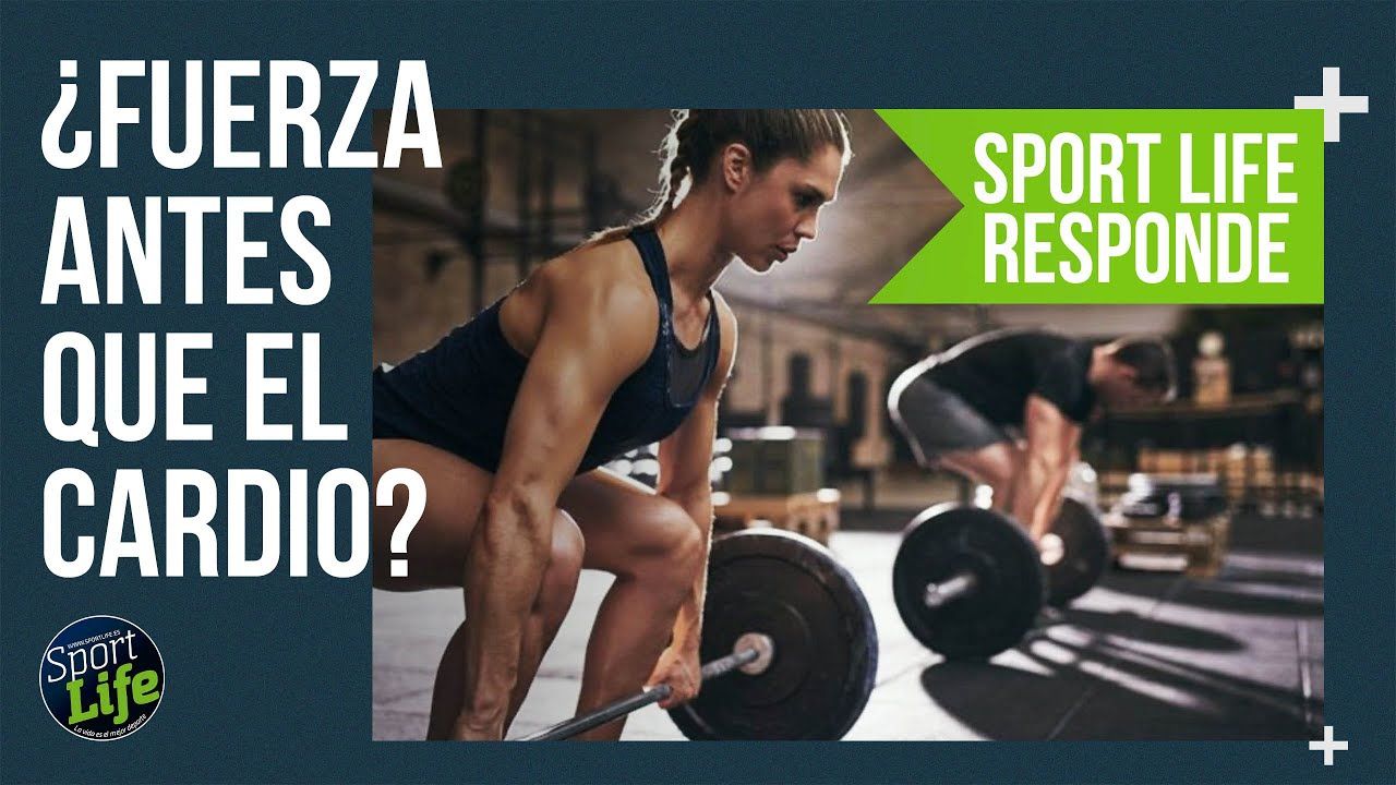 ¿Fuerza antes que cardio?