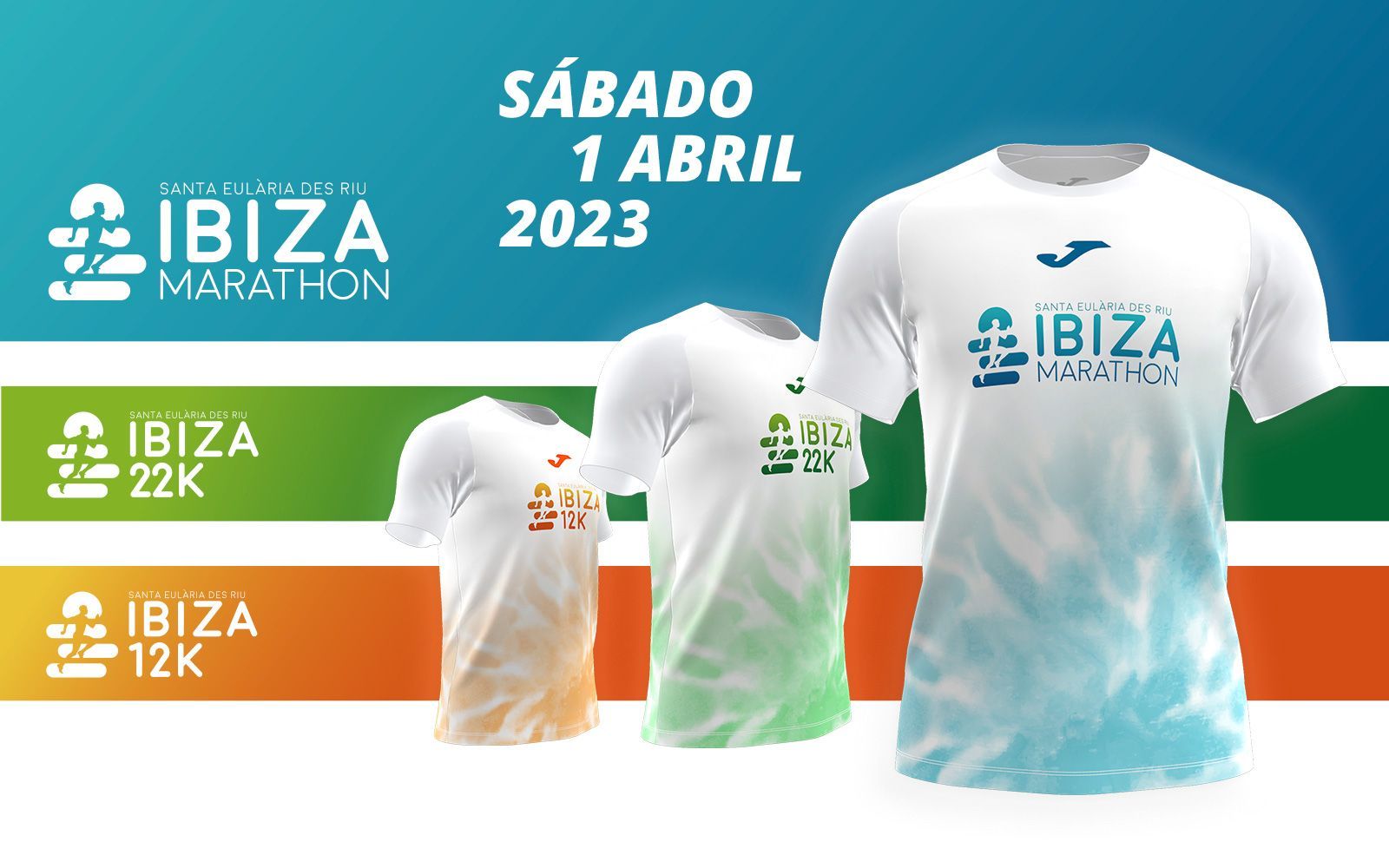 Presentación camisetas técnicas oficiales Santa Eulària Ibiza Marathon 2023