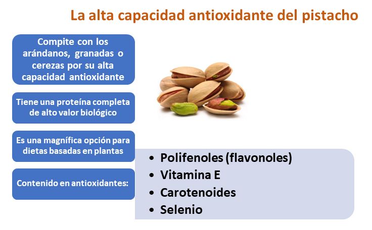 La alta capacidad antioxidante del pistacho La alta capacidad antioxidante del pistacho