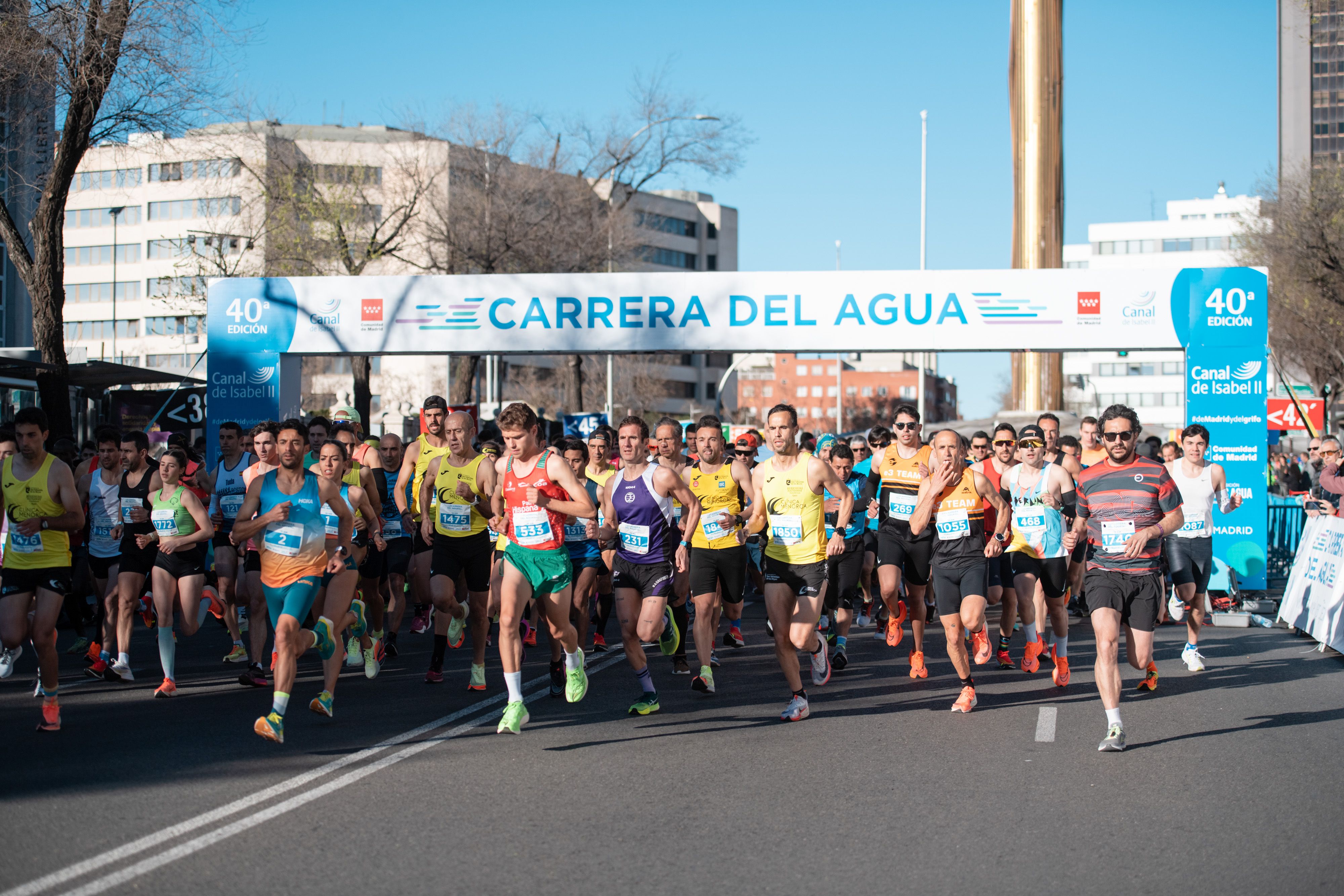 Momento de la salida de la 40 edición de la Carrera del Agua en Madrid. LAST LAP.