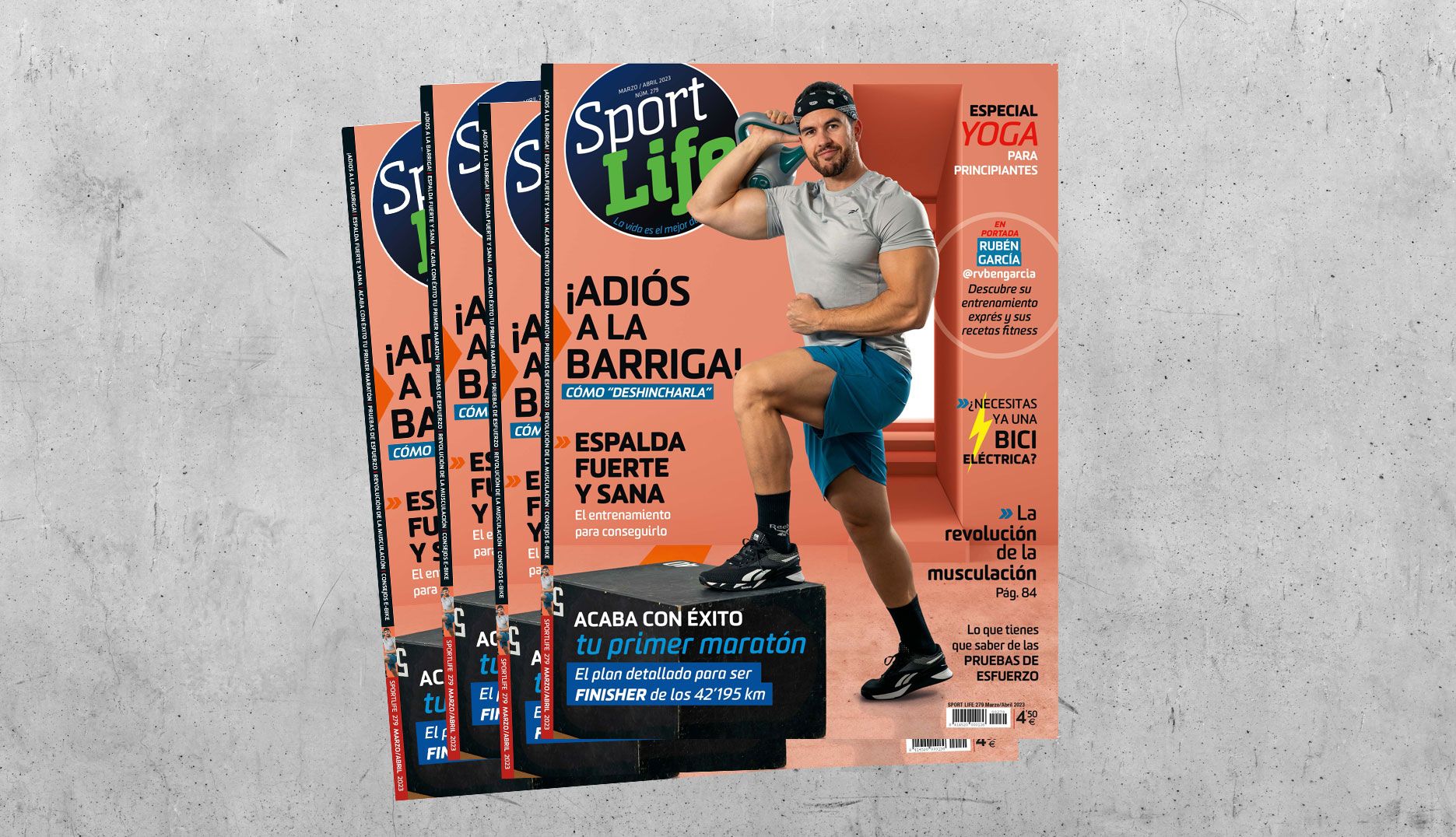 Rubén García @rvbengarcia , en portada de la edición 279 de Sport Life