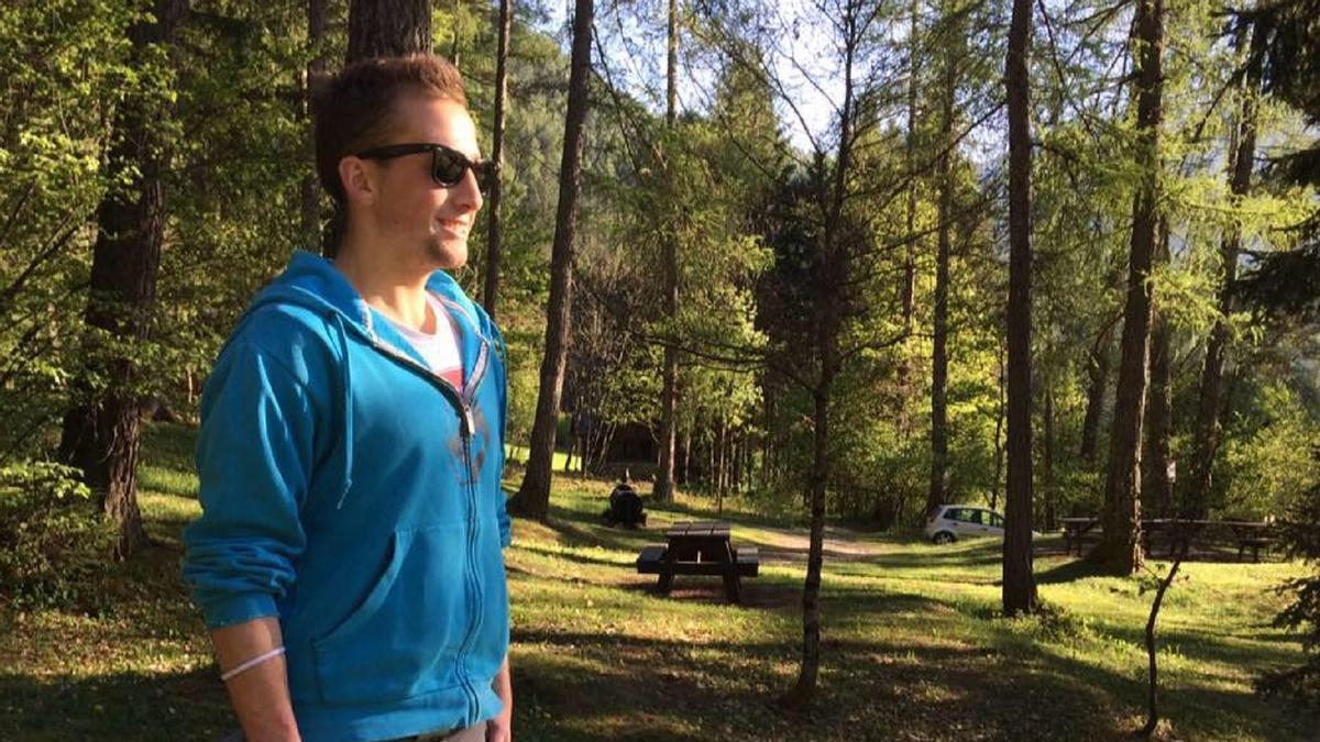 Andrea Papi, el corredor de montaña fallecido por el ataque de un oso en Italia.