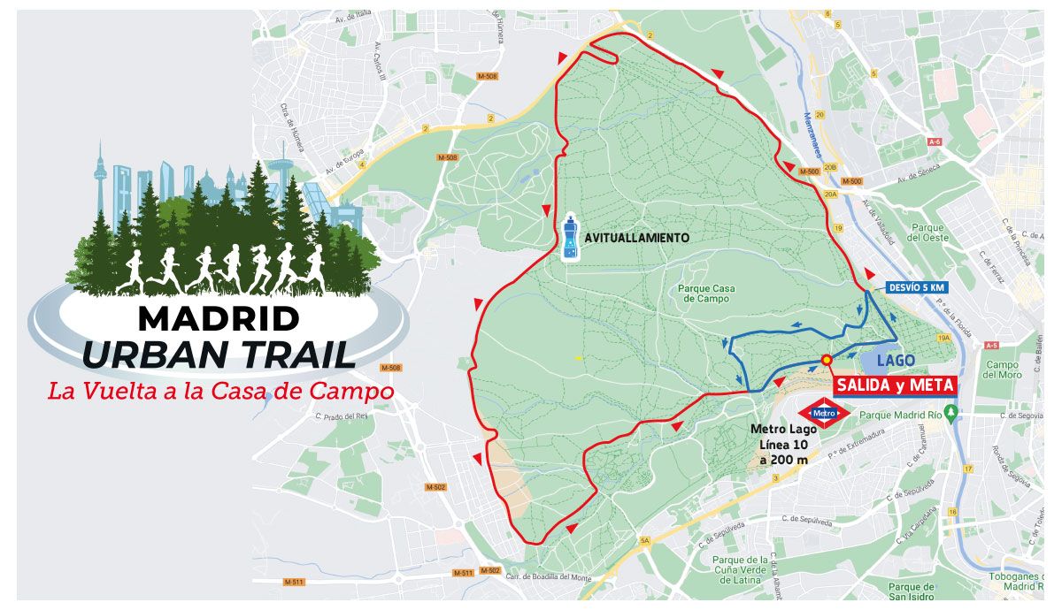 recorrido madrid urban trail