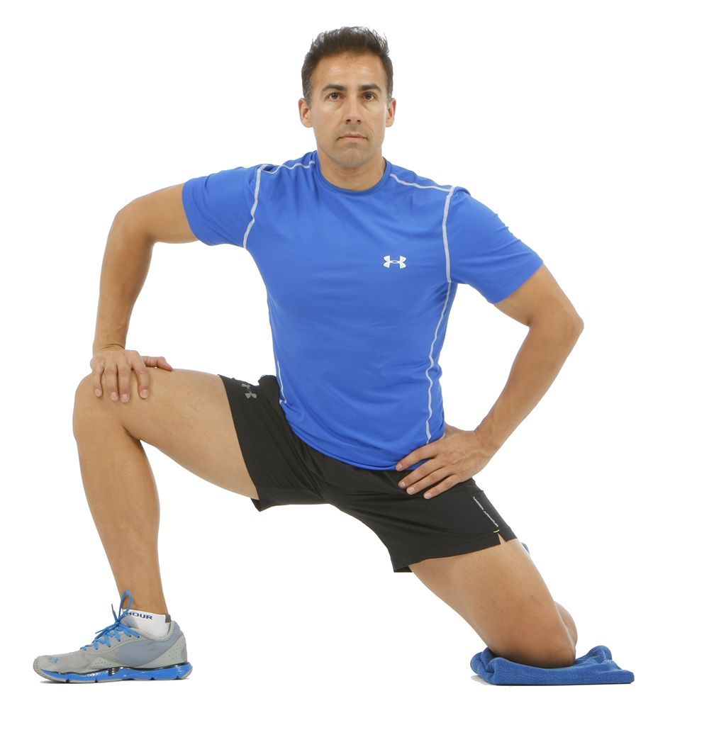 Desplazar lateralmente la rodilla para movilizar cadera Desplazar lateralmente la rodilla para movilizar cadera