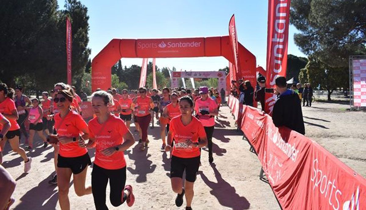 Momento de la salida del Trail de la Mujer 2023