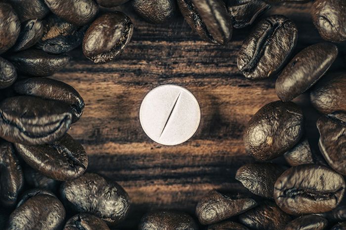Cápsulas de cafeína