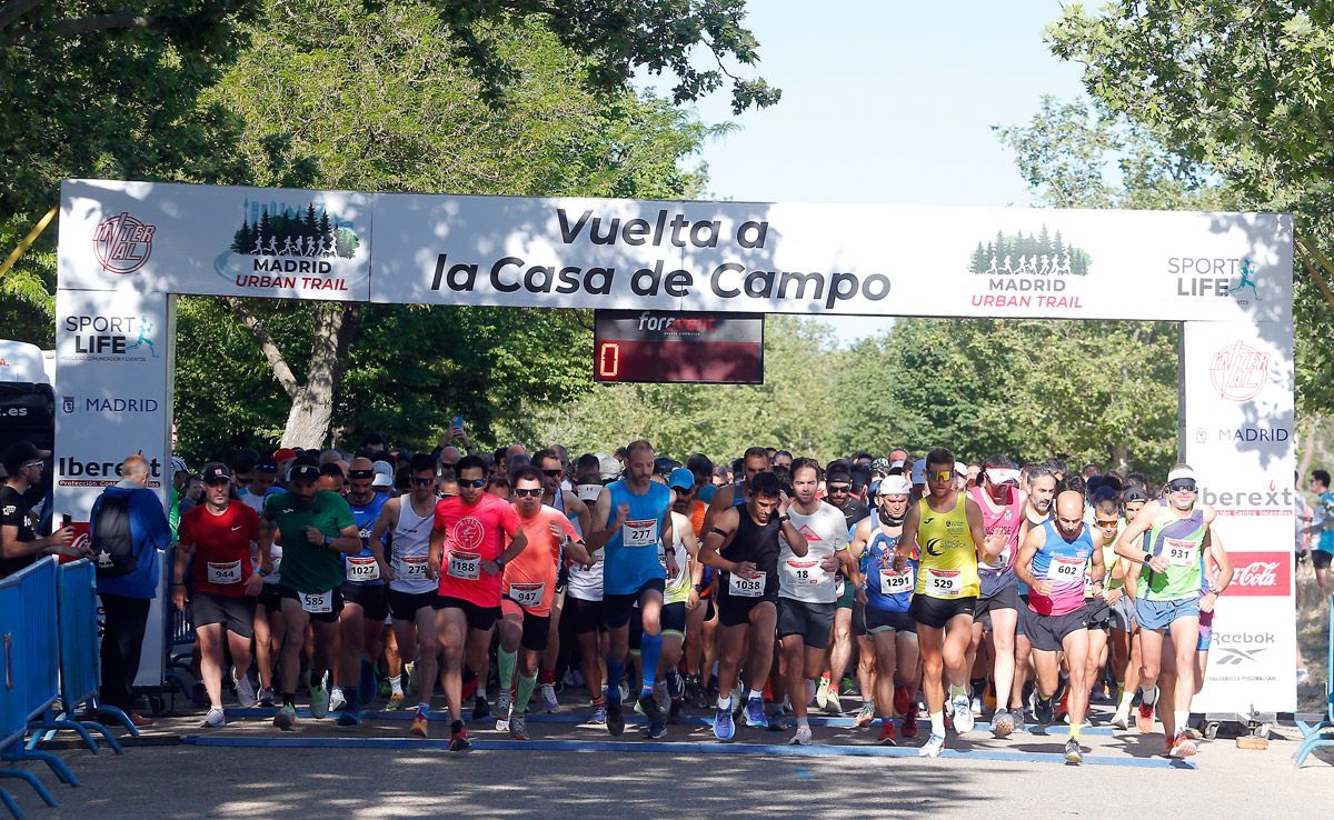 Éxito de participación en el regreso de la Carrera Vuelta a la Casa de Campo-Madrid Urban Trail