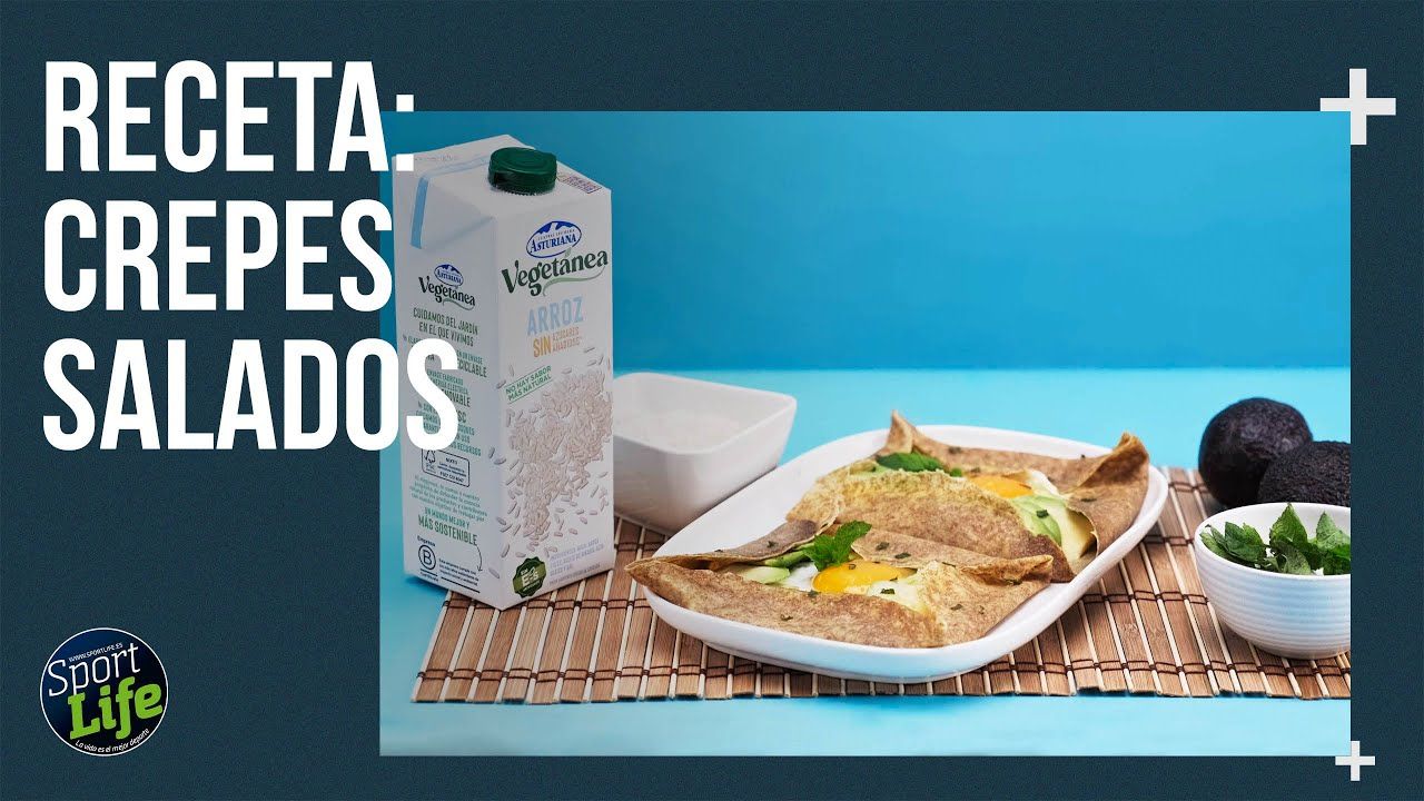 La receta fit de los crepes salados de huevos y aguacate