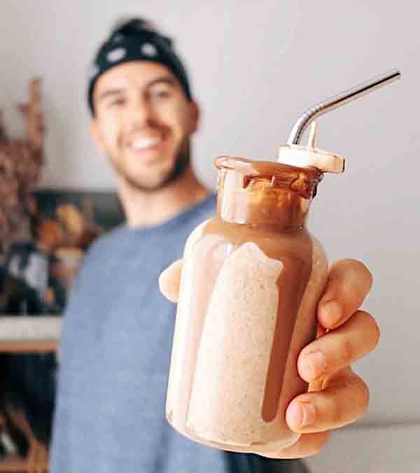 Smoothie de plátano y proteína Smoothie de plátano y proteína