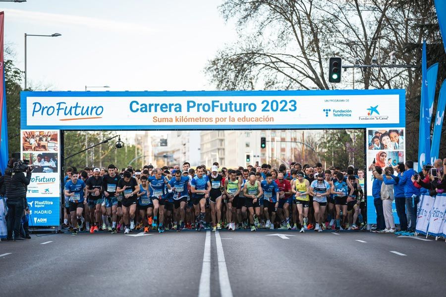 Salida de la última edición de la Carrera Profuturo