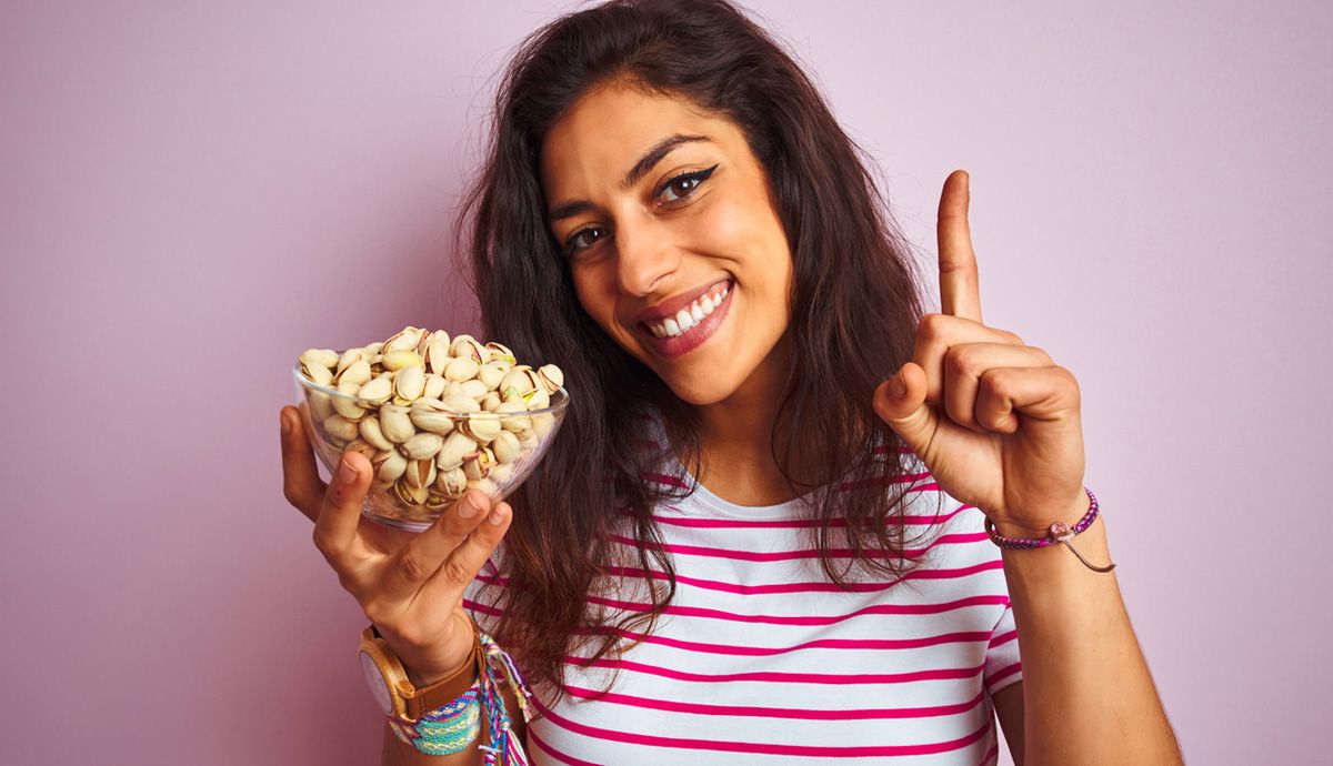 Sabias que los pistachos te ayudan a mantenerte joven
